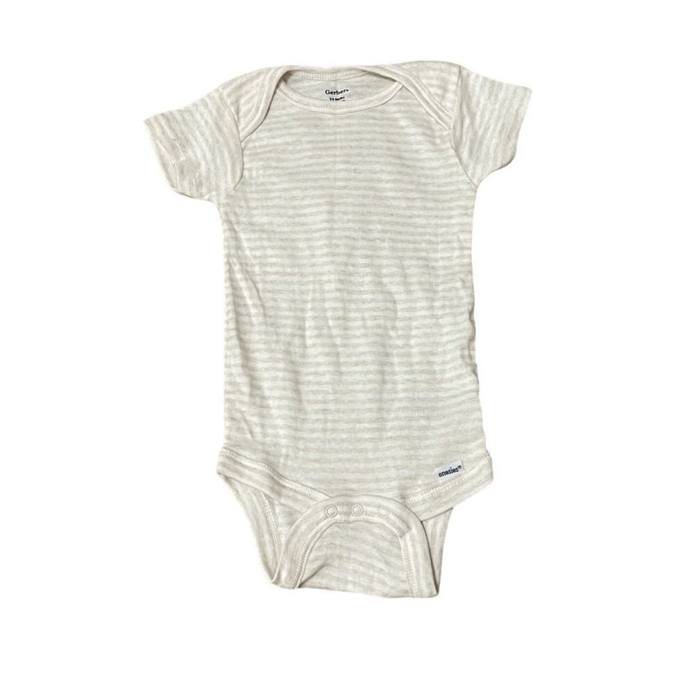 Gerber Neutral Striped Onesie